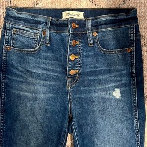Madewell 10” High Rise Skinny Jean - Size 26